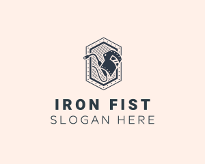 Welding Mask Shield Steelwork logo design