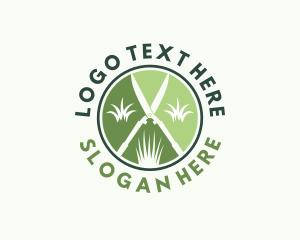 Hedge Shears - Garden Shears Landscaping logo design