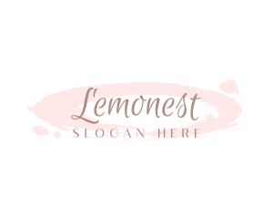 Cursive Feminine Watercolor Logo