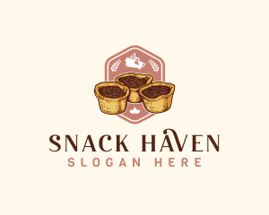 Canadian Butter Tarts Snack logo design