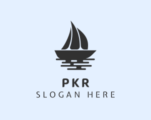 Ocean Boat Sail Logo