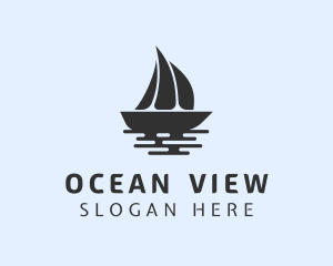 Ocean Boat Sail logo design