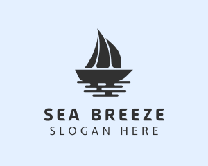 Sailing - Ocean Boat Sail logo design