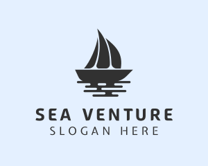 Boating - Ocean Boat Sail logo design