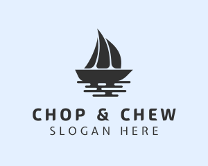 Boating - Ocean Boat Sail logo design