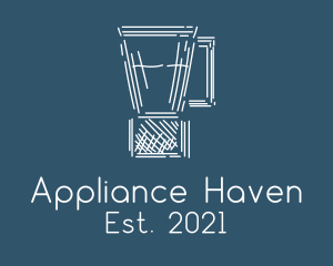 Appliance - Chalk Sketch Blender logo design