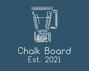 Chalk Sketch Blender logo design