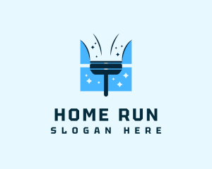 Home Window Cleaner logo design