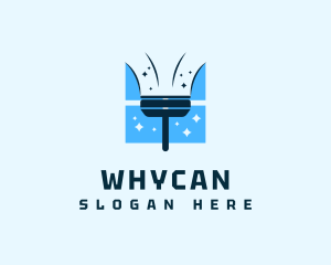 Disinfecting - Home Window Cleaner logo design