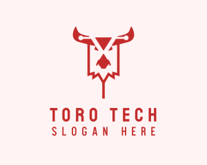 Toro - Bull Tribe Flag logo design