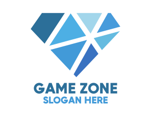 Shattered Blue Diamond Logo