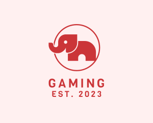 Animal Conservation - Minimalist Wild Elephant logo design