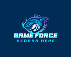 Esports Gaming Shark logo design