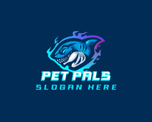 Esports Gaming Shark logo design