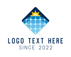 Technology - Sustainable Solar Panel Technology logo design