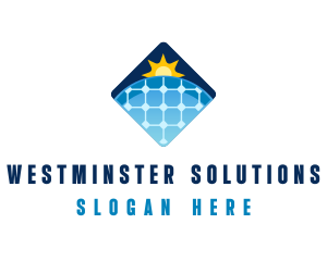 Sustainable Solar Panel Technology logo design