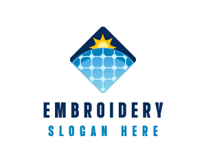 Sustainable Solar Panel Technology logo design