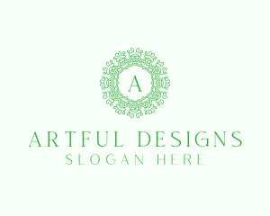 Decorative Flower Plant logo design