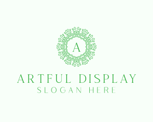 Decorative Flower Plant logo design