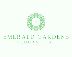 Decorative Flower Plant logo design