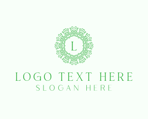 Decorative Flower Plant Logo