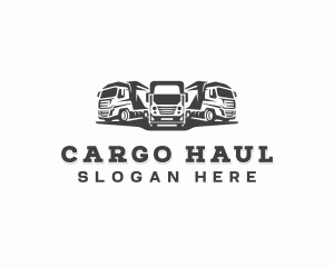 Logistics Cargo Trucking logo design