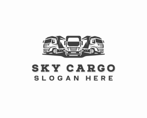 Logistics Cargo Trucking logo design