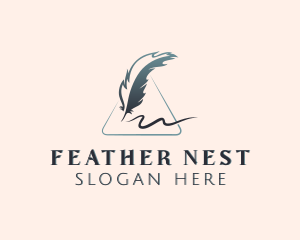 Feather Pen Writer logo design