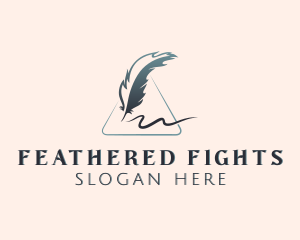 Feather Pen Writer logo design