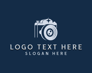 Gadget - Retro Camera Photography logo design