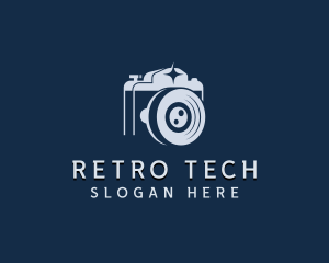 Retro Camera Photography logo design