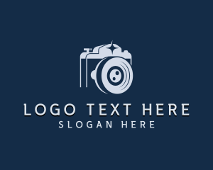 Retro Camera Photography Logo