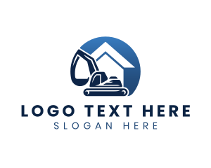 Digger - Industrial Excavator Machinery logo design