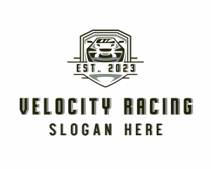 Racing Car Vehicle logo design