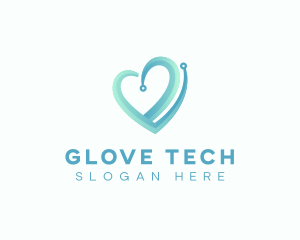 Medical Tech Heart logo design