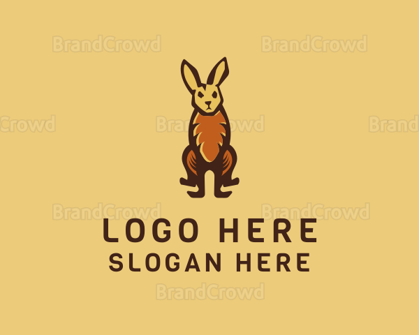 Rustic Wildlife Rabbit Logo