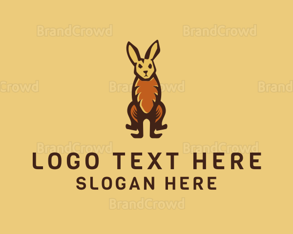 Rustic Wildlife Rabbit Logo