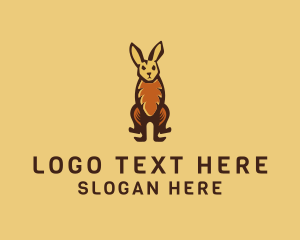 Pet Shop - Rustic Wildlife Rabbit logo design