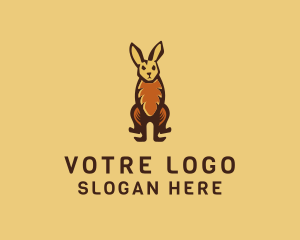 Cabin - Rustic Wildlife Rabbit logo design