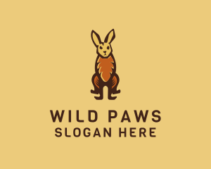 Rustic Wildlife Rabbit logo design