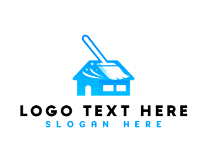 Cleaning - Cleaning Broom Housekeeping logo design