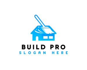 Home - Cleaning Broom Housekeeping logo design