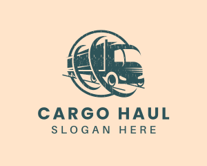 Logistics Forwarding Truck logo design