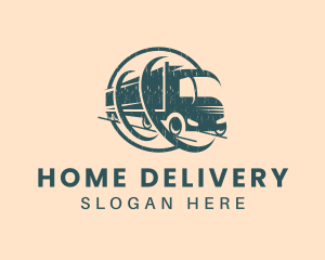 Logistics Forwarding Truck logo design