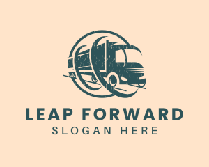 Logistics Forwarding Truck logo design