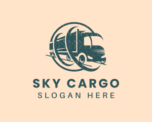 Logistics Forwarding Truck logo design