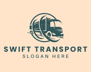 Logistics Forwarding Truck logo design