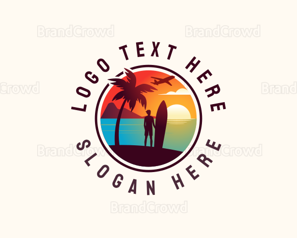 Getaway Beach Travel Logo