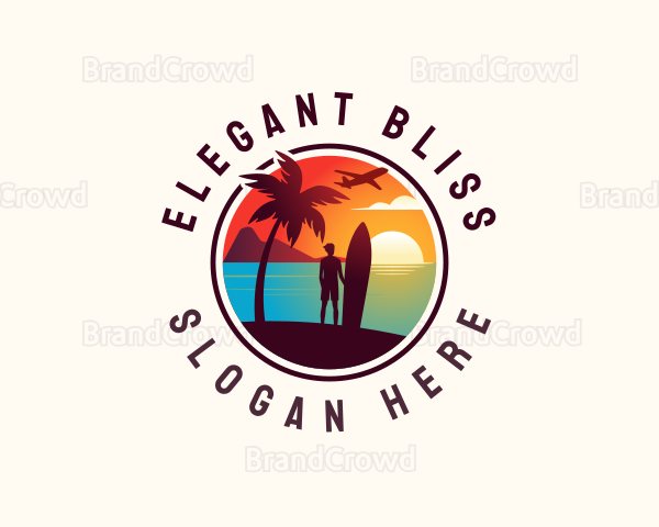 Getaway Beach Travel Logo