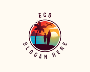 Holiday - Getaway Beach Travel logo design